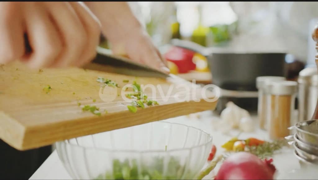 Simple dressing being mixed for vegetable salad